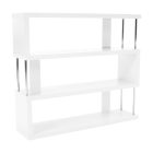 Könyvespolc, fehér/ lágy fényű, BENITO