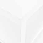 Könyvespolc, fehér/ lágy fényű, BENITO