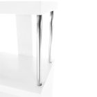 Könyvespolc, fehér/ lágy fényű, BENITO