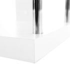 Könyvespolc, fehér/ lágy fényű, BENITO