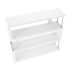 Könyvespolc, fehér/ lágy fényű, BENITO