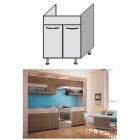 JURA NEW I DZ-80 mosogatószekrény/ sötét rigoletto