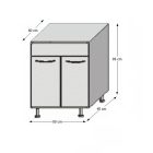 JURA NEW I DZ-80 mosogatószekrény/ sötét rigoletto