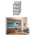 JURA NEW I GO-20 felső polcos szekrény/ sötét rigoletto