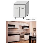 JURA NEW B DZ-80 mosogatószekrény fehér/sötét wenge