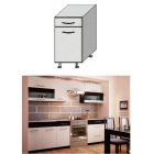JURA NEW B D-40 alsó szekrény fehér/ sötét wenge