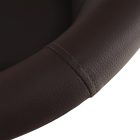 Klub fotel, barna textilbőr, CUBA