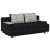ELIZE ággyá nyitható kanapé - fekete