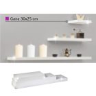 Polc, fényes fehéres, 30x25, GANA FY 11044-5