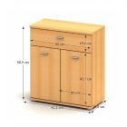 NENA TYP 2 komód - bükk