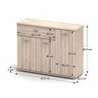 NENA TYP 3 komód - tölgy