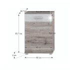 RACHEL TYP 1 komód - tölgy