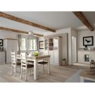 komód, 2-ajtós 5 fiókkal, északi sosna/vadtölgy, ROYAL K2D