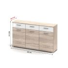 RACHEL TYP 2  komód - tölgy