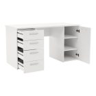 Íróasztal, fehér, EUSTACH