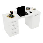 Íróasztal, fehér, EUSTACH