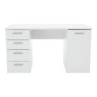 Íróasztal, fehér, EUSTACH