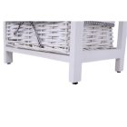 Komód, 4 fiókos, régi fehér, RUBY 4