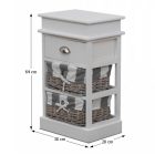 MATIAS 2 komód kosárral