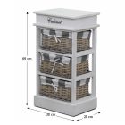 MANON 3 komód kosárral