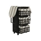 BOND 2 sötétbarna komód vasalódeszkával