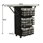 BOND 2 sötétbarna komód vasalódeszkával