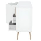 komód, tölgy sonoma / fehér, OSLO 75381