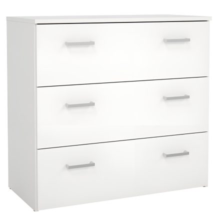 Komód, fehér, GARBO 3