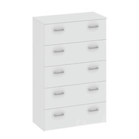 GARBO 5 komód 5 fiókkal - fehér