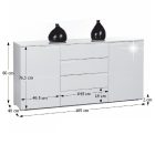 SPICE  3 komód (elemes bútor)