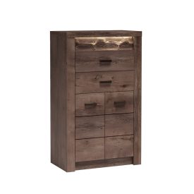 Komód, kőris sötét, INFINITY I-06