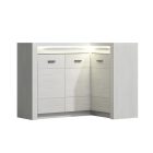 Komód, kőris fehér, INFINITY I-15