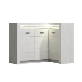 Komód, kőris fehér, INFINITY I-15