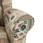 Füles fotel, szövet patchwork viorica 1, CHARLOT