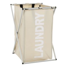   Szennyestartó kosár szövetből, szürke-bézs, LAUNDRY TYP 1