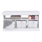 Lóca 3 kosárral, fehér, RAFAELLO