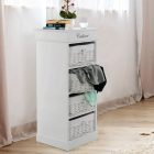 4-fiókos komód, fehér, BLANCO