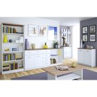 Komód 3d2s, fehér/tölgy sonoma, TOPTY TYP 07