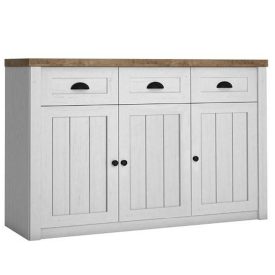   Komód, DTD laminált, sosna Andersen/tölgy lefkas, PROVANCE K3SP