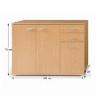 TAMPA 1  komód - bükk