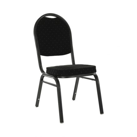 Jeff 2 new rakásolható szék - fekete