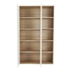 Szekrény, sonoma tölgy/fehér, MAURUS NEW MA52