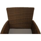 Garden 7 részes kültéri rattanszett (méz)