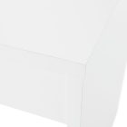 Sarok íróasztal, fehér/beton, NOE NEW