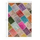 ADRIEL 1 patchwork mintás szőnyeg - 160x230