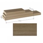 Polc, tölgy trufla, 60x25, GANA FY 11044-3 60