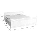 Ágy KLS, sosna andersen, 160x200, KORA