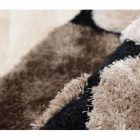 PEBBLE 2 bézs-barna mintás szőnyeg - 70x210