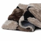 PEBBLE 2 bézs-barna mintás szőnyeg - 70x210