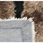 PEBBLE 2 bézs-barna mintás szőnyeg - 70x210